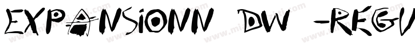 ExpansionN43DW05-Regular Regula字体转换